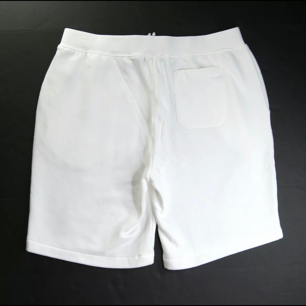 New Medium Polo Ralph Lauren Polo Bear White Shorts - Picture 2 of 6